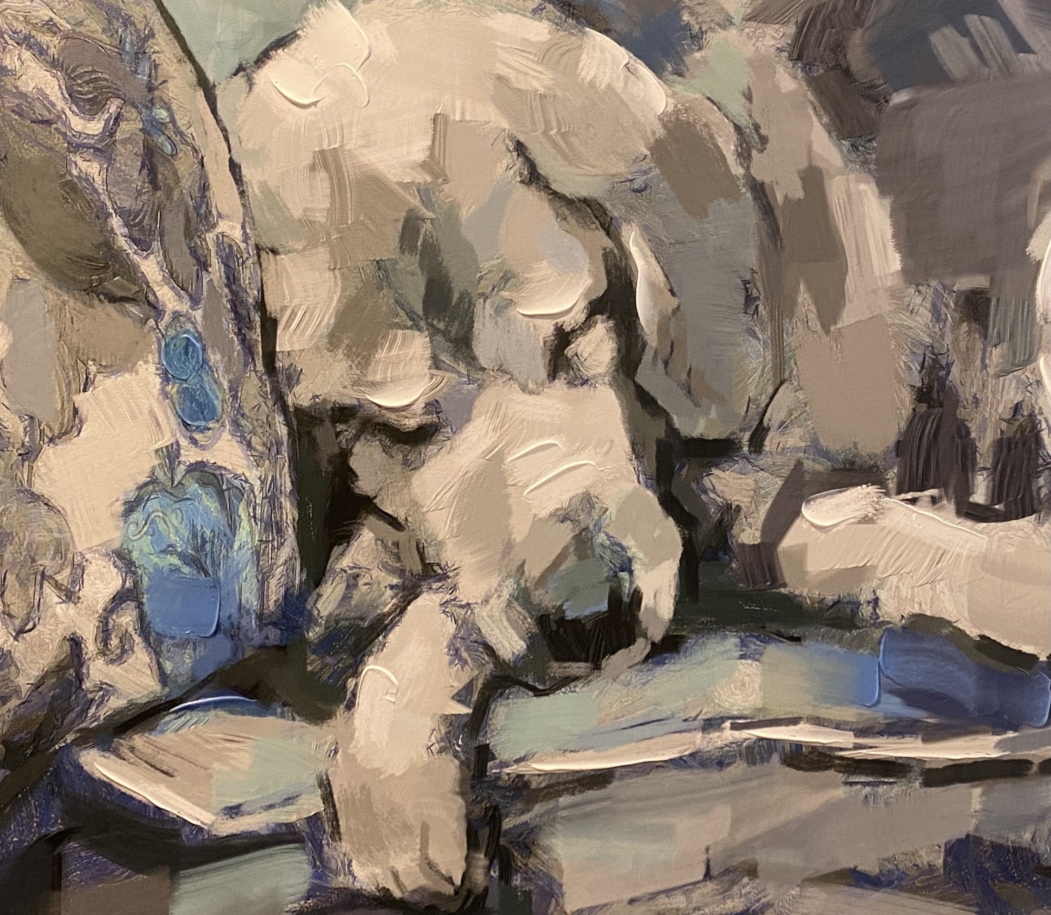 painting of dog
