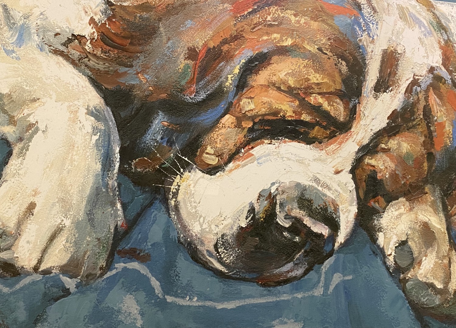 Painting of dog